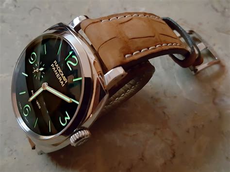 panerai alligator gold strap price 26 22|panerai watch buckles.